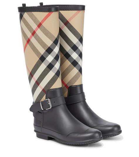 burberry house check derby|house check Burberry rain boots.